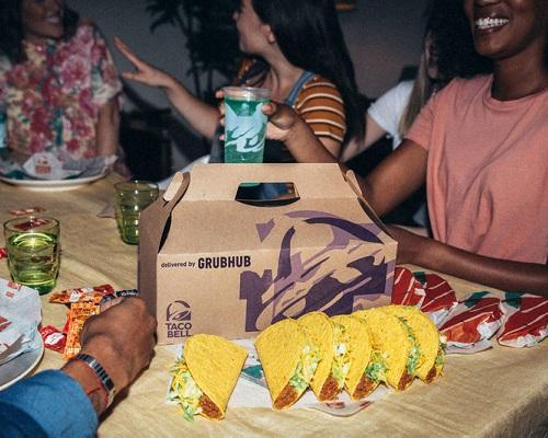 Taco Bell Delivered Free By Grubhub Taco Bell, Grubhub Delivery Promo Targets First-Time Users